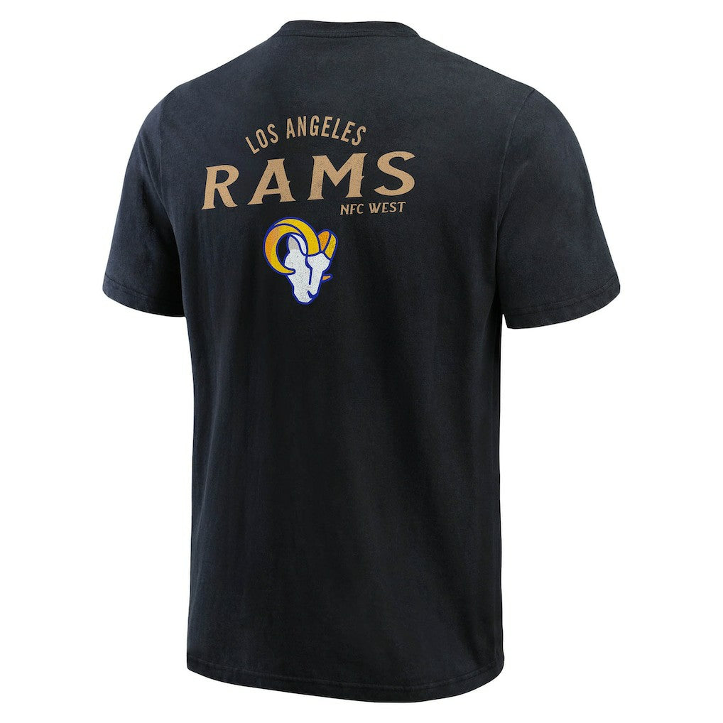 Los Angeles Rams Fanatics Darius Rucker Collection Washed Henley T-Shirt