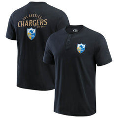 Los Angeles Chargers Fanatics Darius Rucker Collection Washed Henley T-Shirt