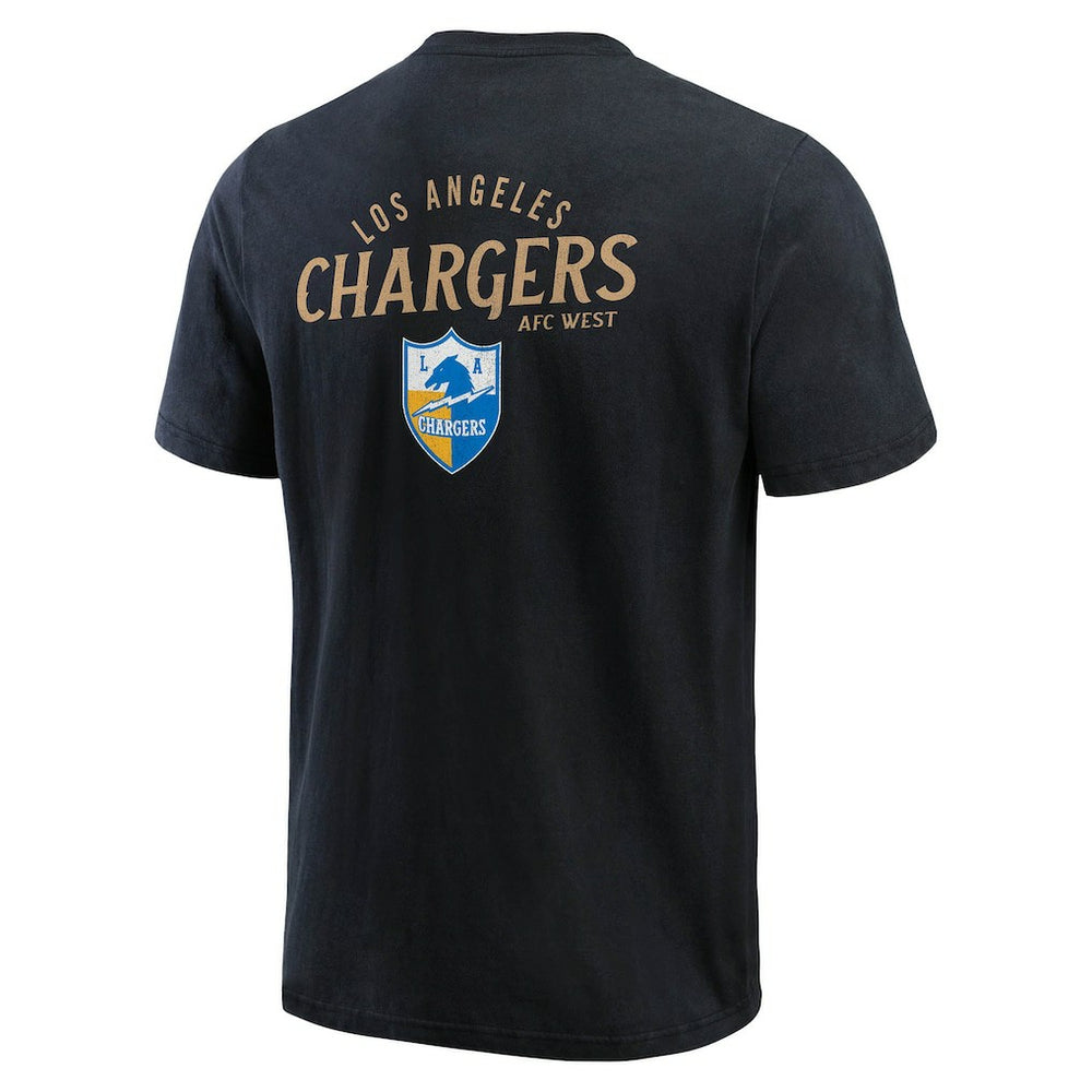 Los Angeles Chargers Fanatics Darius Rucker Collection Washed Henley T-Shirt