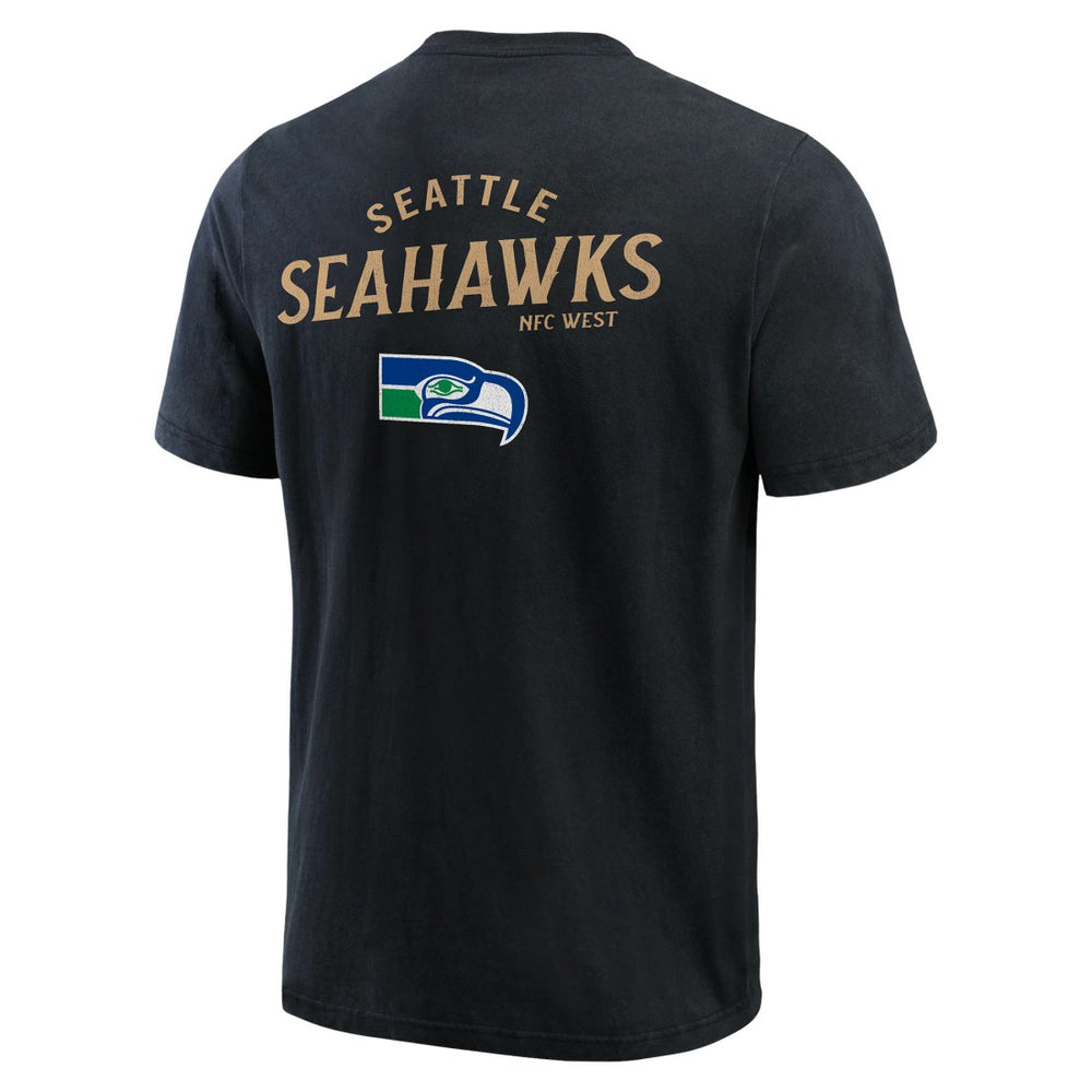 Seattle Seahawks Fanatics Darius Rucker Collection Washed Henley T-Shirt