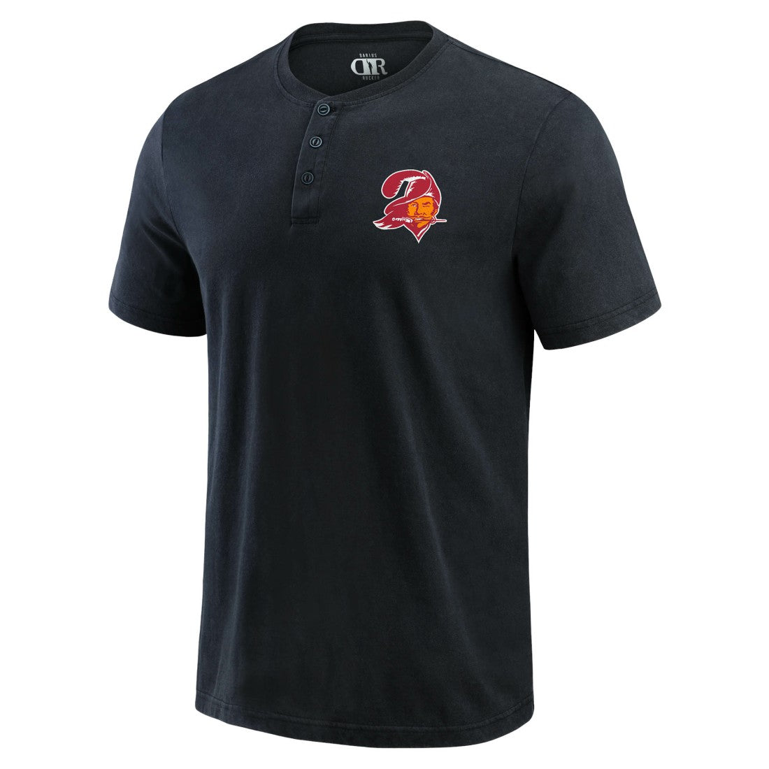 Tampa Bay Buccaneers Fanatics Darius Rucker Collection Washed Henley T-Shirt