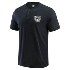 Las Vegas Raiders Fanatics Darius Rucker Collection Washed Henley T-Shirt