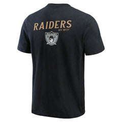 Las Vegas Raiders Fanatics Darius Rucker Collection Washed Henley T-Shirt