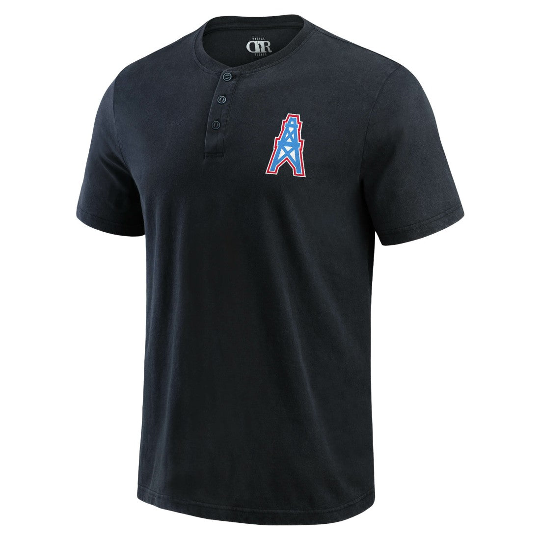 Tennessee Titans Fanatics Darius Rucker Collection Washed Henley T-Shirt
