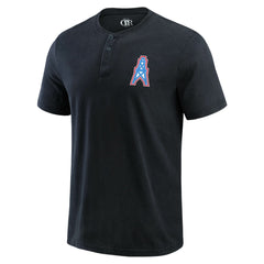 Tennessee Titans Fanatics Darius Rucker Collection Washed Henley T-Shirt