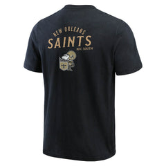 New Orleans Saints Fanatics Darius Rucker Collection Washed Henley T-Shirt