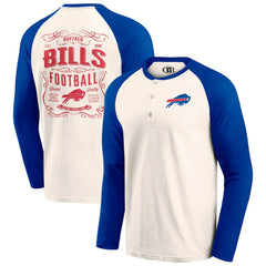 Buffalo Bills Fanatics Darius Rucker Collection Raglan Henley T-Shirt
