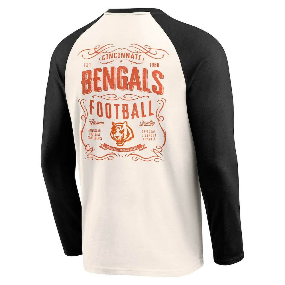 Cincinnati Bengals Fanatics Darius Rucker Collection Raglan Henley T-Shirt