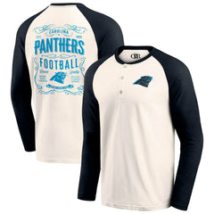 Carolina Panthers Fanatics Darius Rucker Collection Raglan Henley T-Shirt