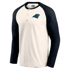 Carolina Panthers Fanatics Darius Rucker Collection Raglan Henley T-Shirt