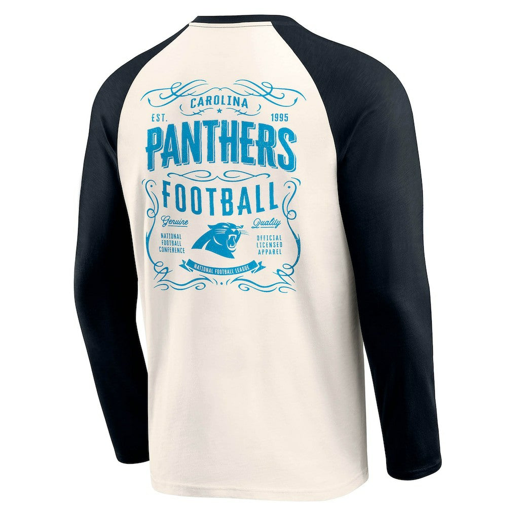 Carolina Panthers Fanatics Darius Rucker Collection Raglan Henley T-Shirt