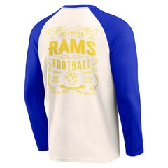 Los Angeles Rams Fanatics Darius Rucker Collection Raglan Henley T-Shirt