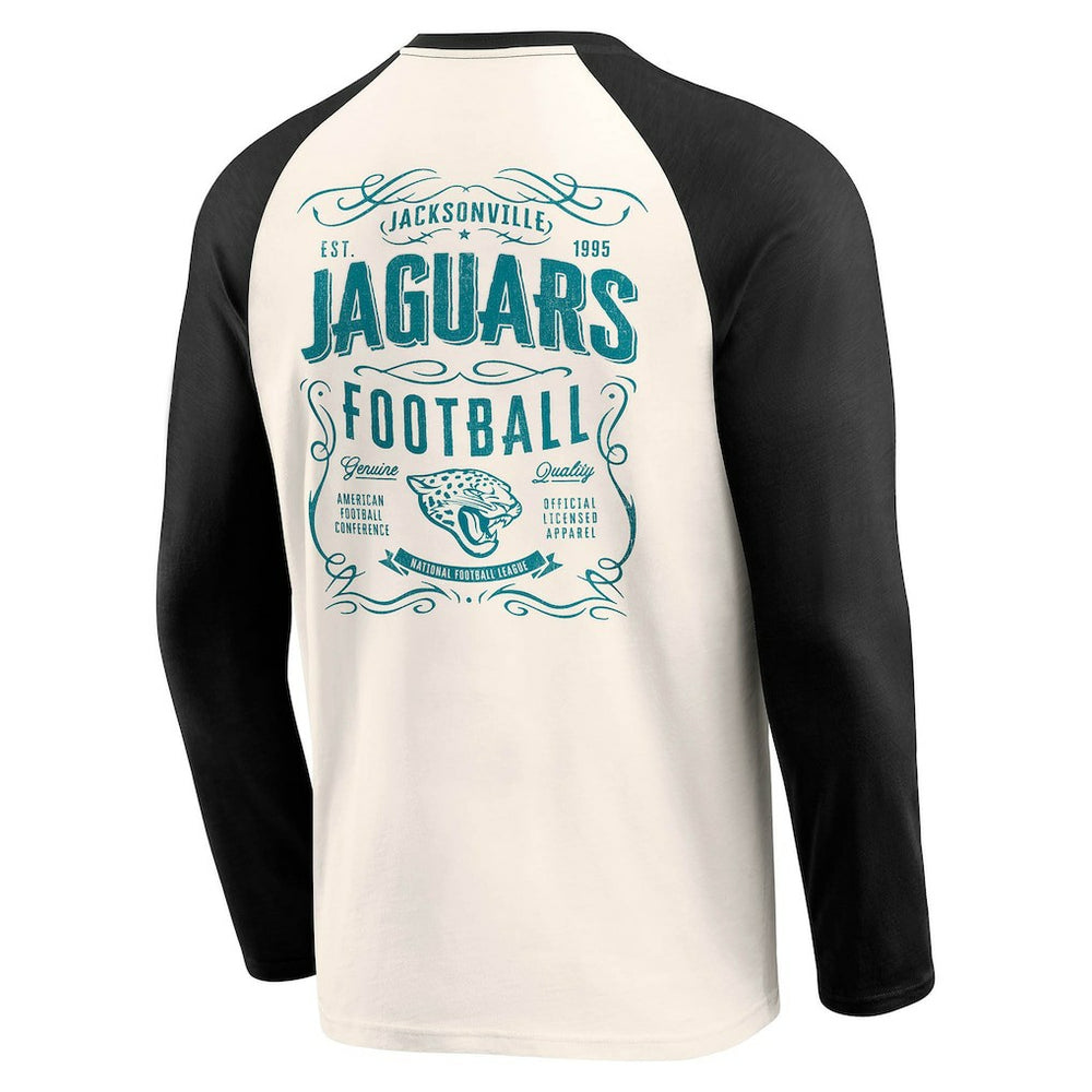 Jacksonville Jaguars Fanatics Darius Rucker Collection Raglan Henley T-Shirt