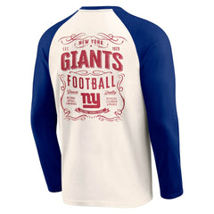 New York Giants Fanatics Darius Rucker Collection Raglan Henley T-Shirt