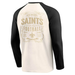 New Orleans Saints Fanatics Darius Rucker Collection Raglan Henley T-Shirt