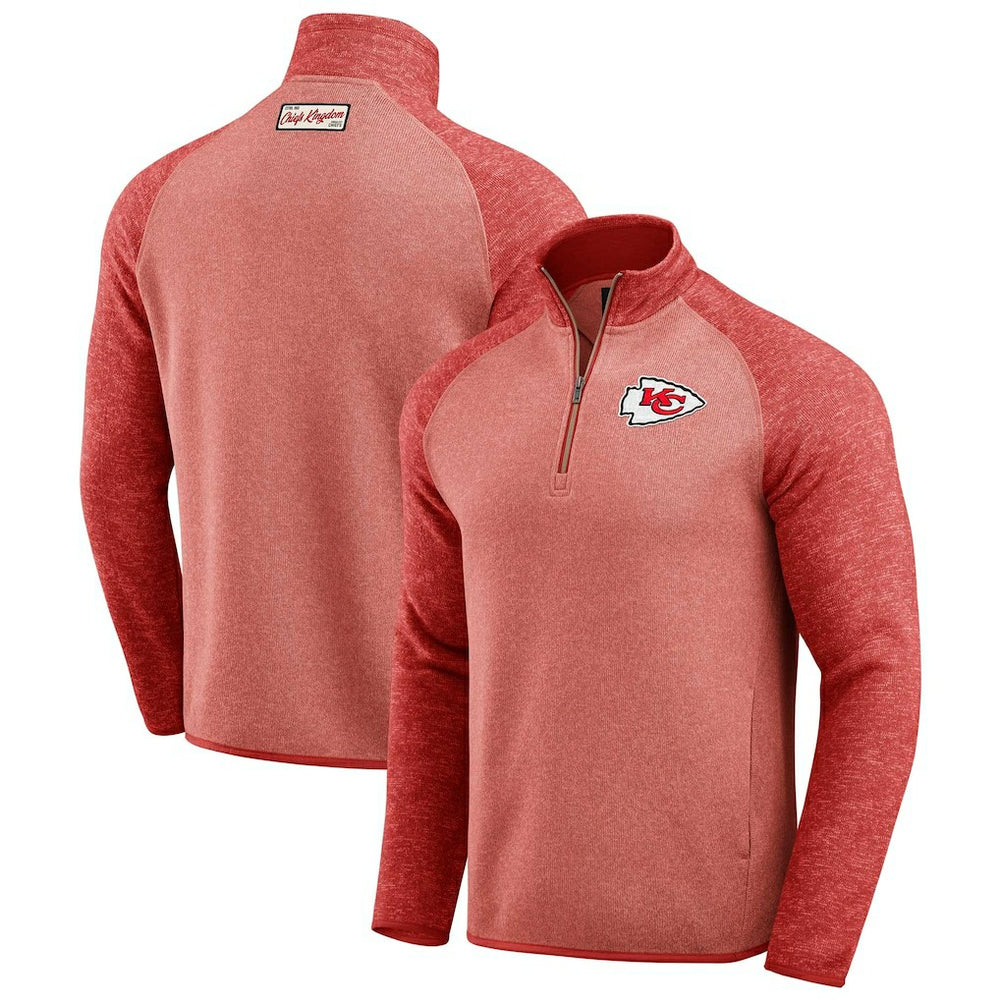 Kansas City Chiefs Fanatics Darius Rucker Collection Tonal Quarter-Zip Jacket