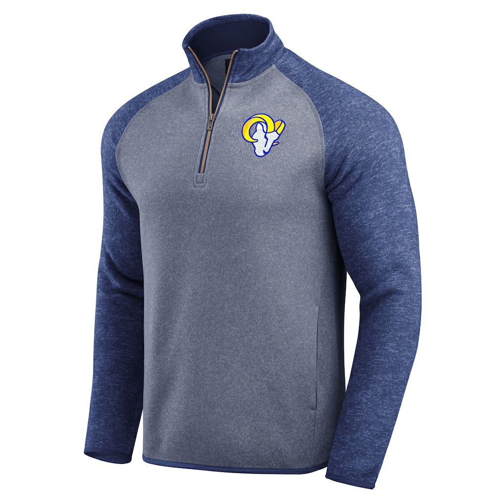 Los Angeles Rams Fanatics Darius Rucker Collection Tonal Quarter-Zip Jacket