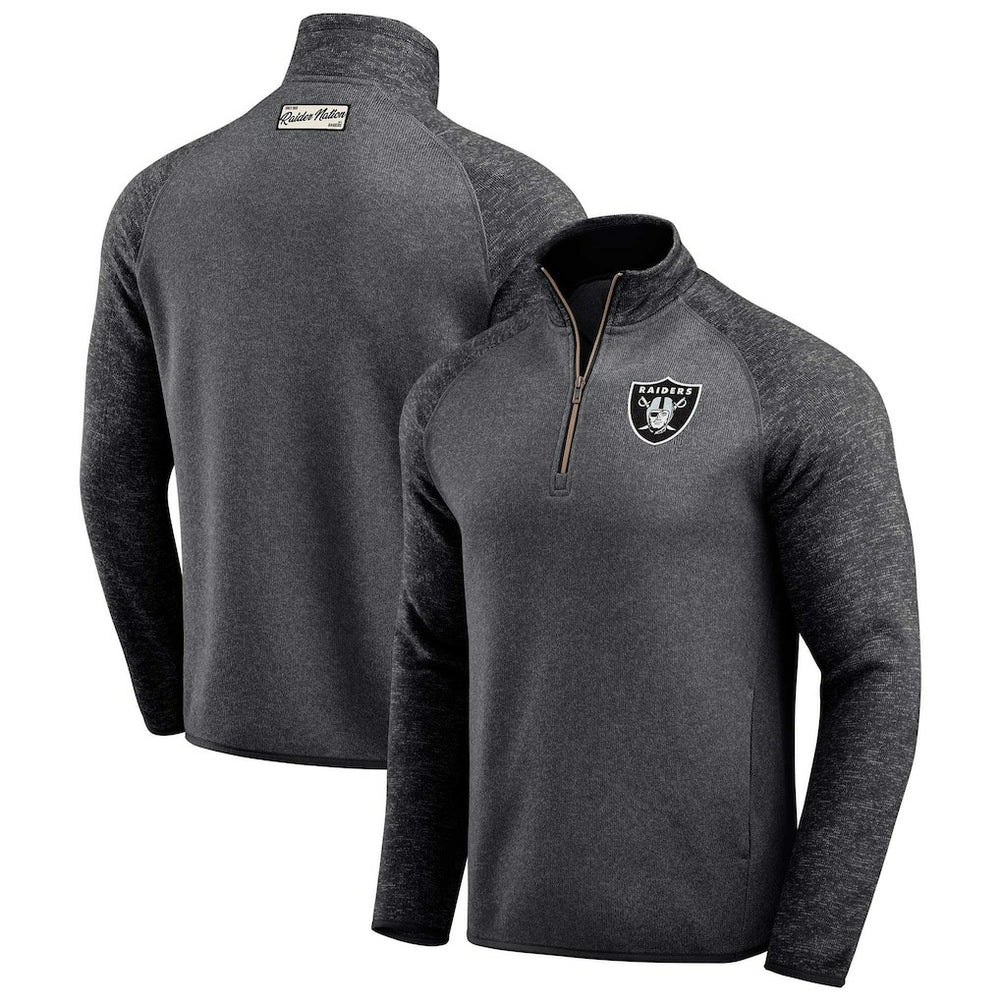 Las Vegas Raiders Fanatics Darius Rucker Collection Tonal Quarter-Zip Jacket