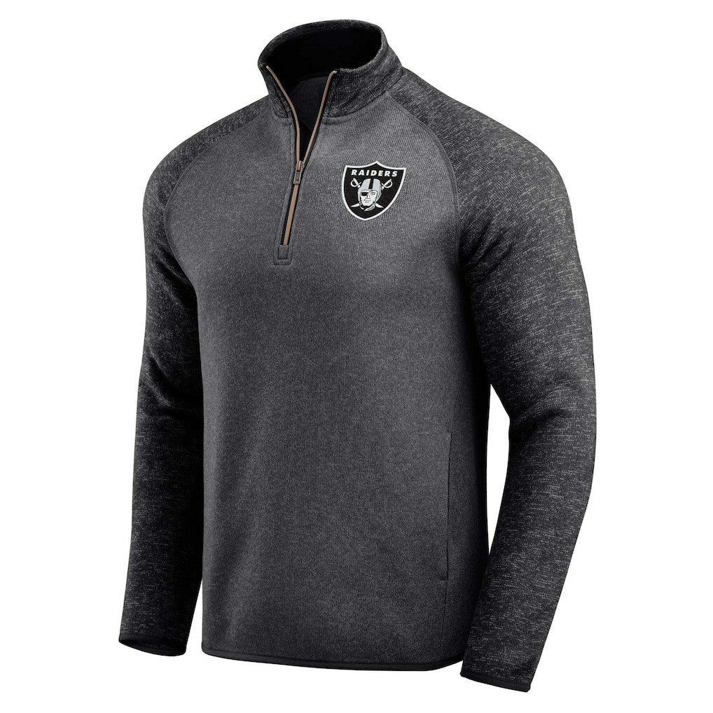 Las Vegas Raiders Fanatics Darius Rucker Collection Tonal Quarter-Zip Jacket