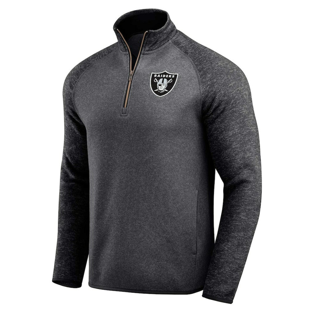 Las Vegas Raiders Fanatics Darius Rucker Collection Tonal Quarter-Zip Jacket