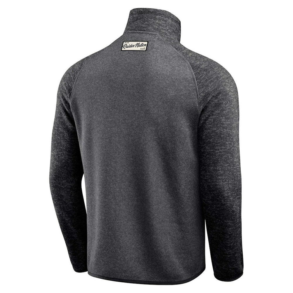 Las Vegas Raiders Fanatics Darius Rucker Collection Tonal Quarter-Zip Jacket