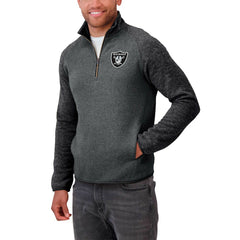 Las Vegas Raiders Fanatics Darius Rucker Collection Tonal Quarter-Zip Jacket