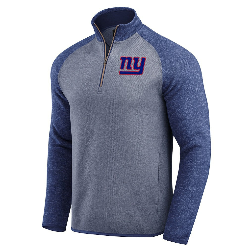 New York Giants Fanatics Darius Rucker Collection Tonal Quarter-Zip Jacket