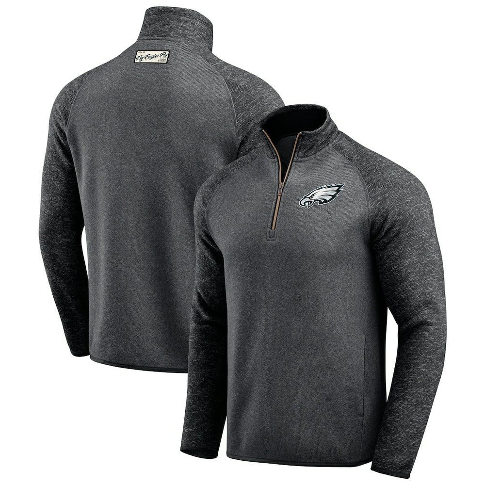 Philadelphia Eagles Fanatics Darius Rucker Collection Tonal Quarter-Zip Jacket