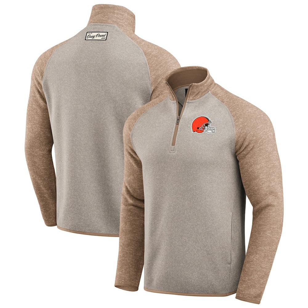 Cleveland Browns Fanatics Darius Rucker Collection Tonal Quarter-Zip Jacket