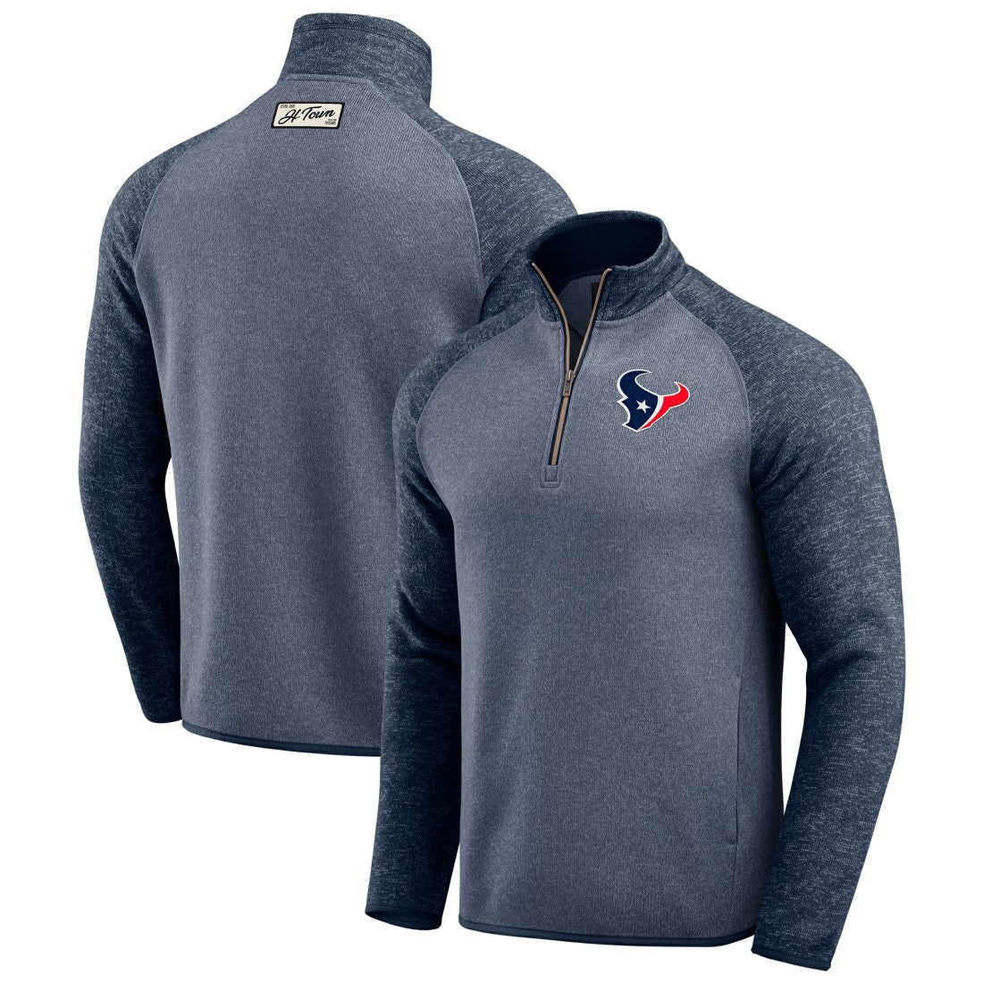 Houston Texans Fanatics Darius Rucker Collection Tonal Quarter-Zip Jacket