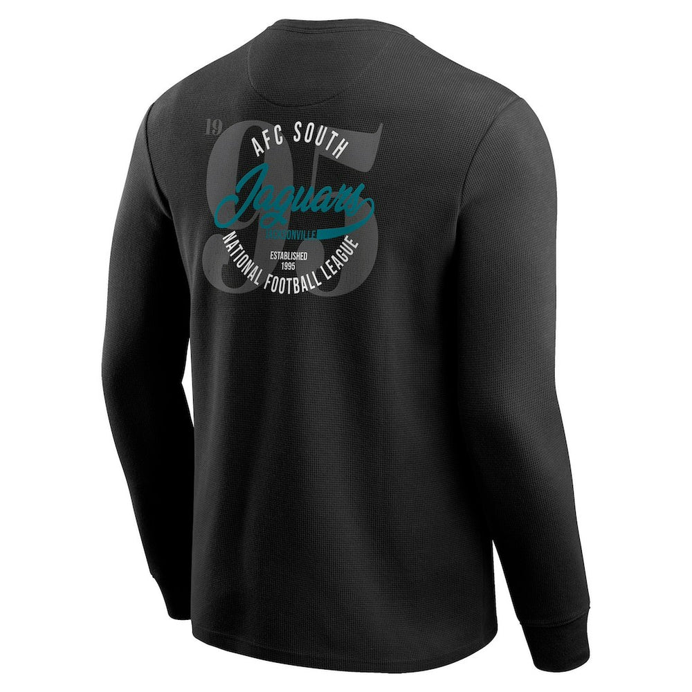 Jacksonville Jaguars Fanatics Darius Rucker Collection Washed Waffle-Knit Long Sleeve T-Shirt