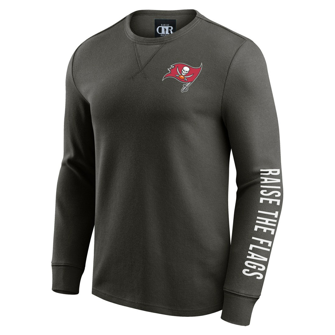 Tampa Bay Buccaneers Fanatics Darius Rucker Collection Washed Waffle-Knit Long Sleeve T-Shirt