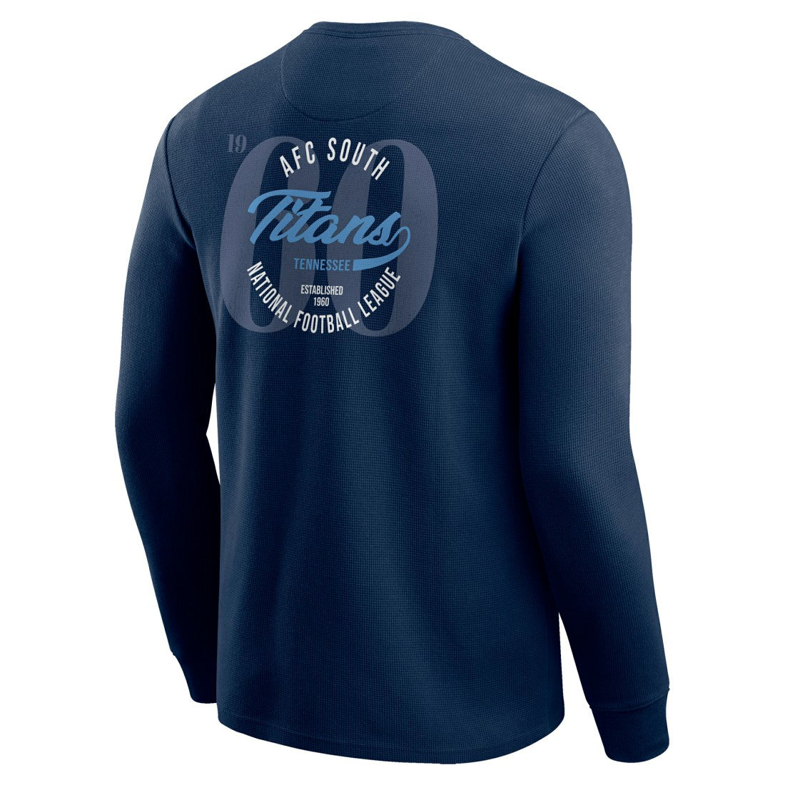 Tennessee Titans Fanatics Darius Rucker Collection Washed Waffle-Knit Long Sleeve T-Shirt