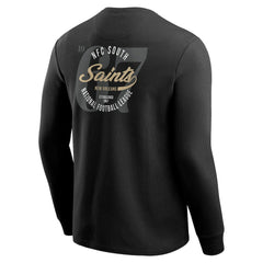 New Orleans Saints Fanatics Darius Rucker Collection Washed Waffle-Knit Long Sleeve T-Shirt
