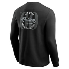 Las Vegas Raiders Fanatics Darius Rucker Collection Washed Waffle-Knit Long Sleeve T-Shirt