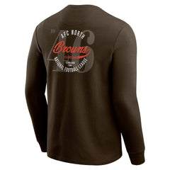 Cleveland Browns Fanatics Darius Rucker Collection Washed Waffle-Knit Long Sleeve T-Shirt