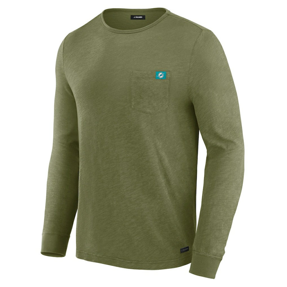 Miami Dolphins  J. Palmer In-The-Pocket Long Sleeve T-Shirt