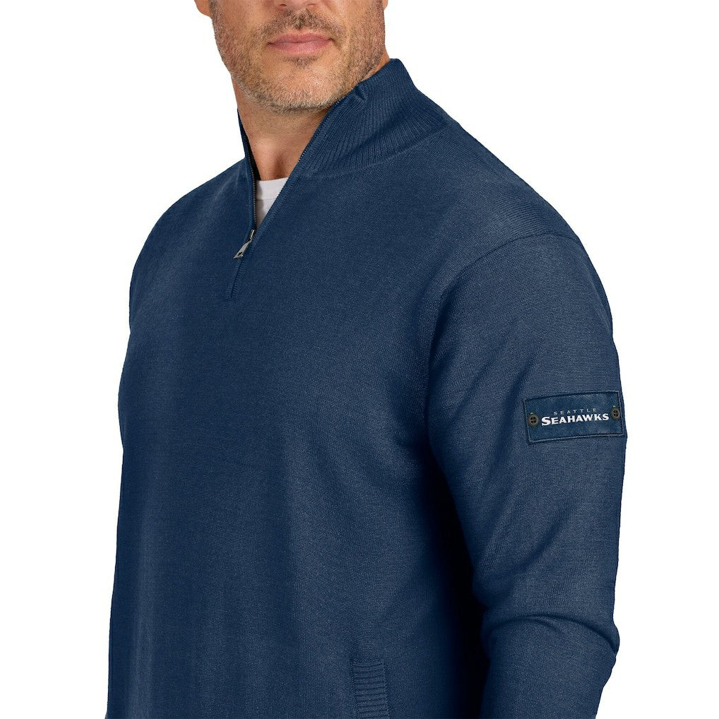Seattle Seahawks  J. Palmer Franchise Quarter-Zip Sweater