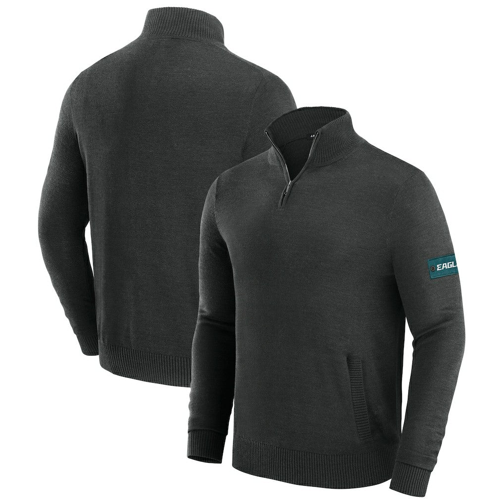 Philadelphia Eagles  J. Palmer Franchise Quarter-Zip Sweater
