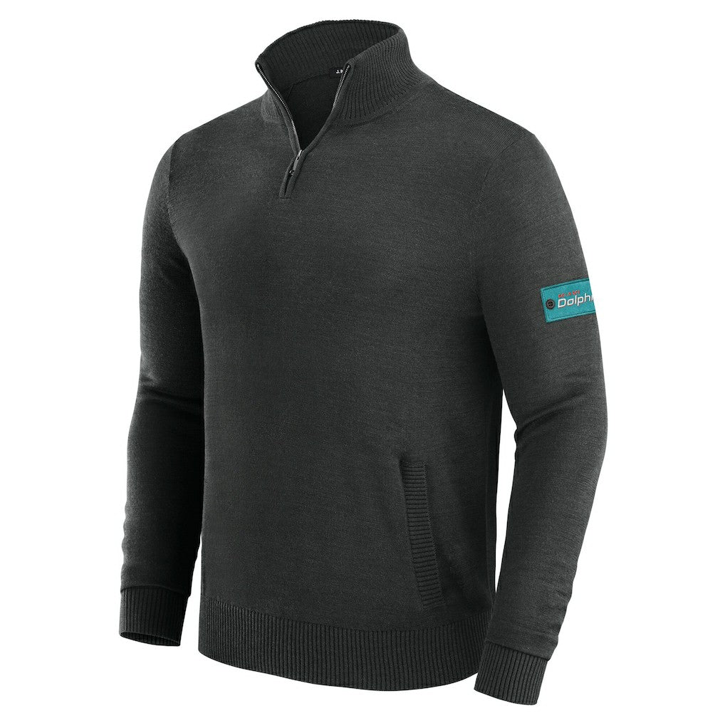 Miami Dolphins  J. Palmer Franchise Quarter-Zip Sweater