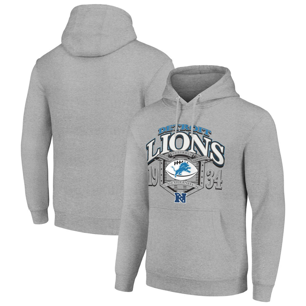 Detroit Lions  Starter 80s Retro Pullover Hoodie