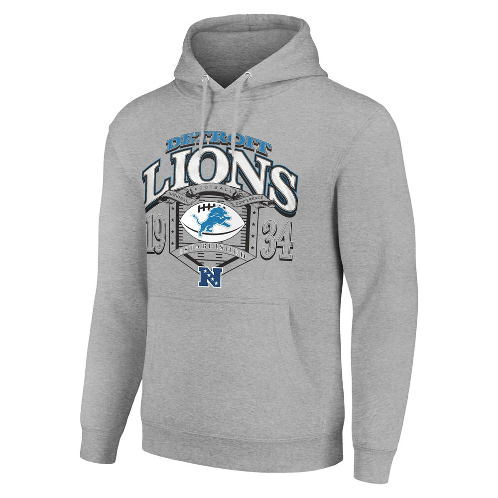 Detroit Lions  Starter 80s Retro Pullover Hoodie