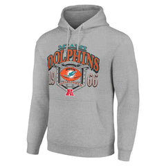 Miami Dolphins  Starter 80s Retro Pullover Hoodie