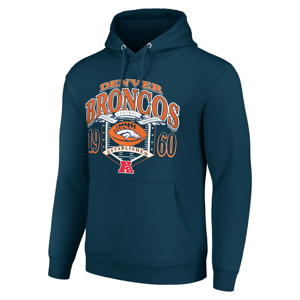Denver Broncos  Starter 80s Retro Pullover Hoodie