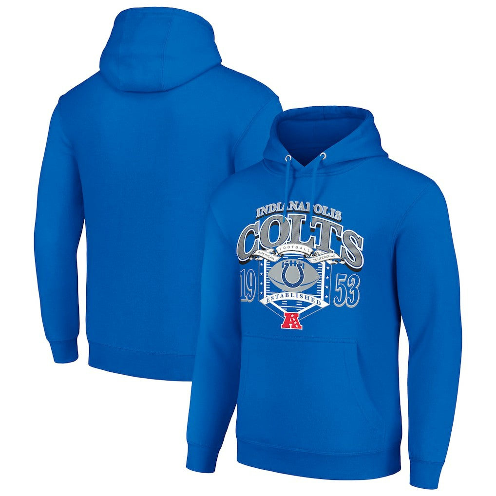 Indianapolis Colts  Starter 80s Retro Pullover Hoodie