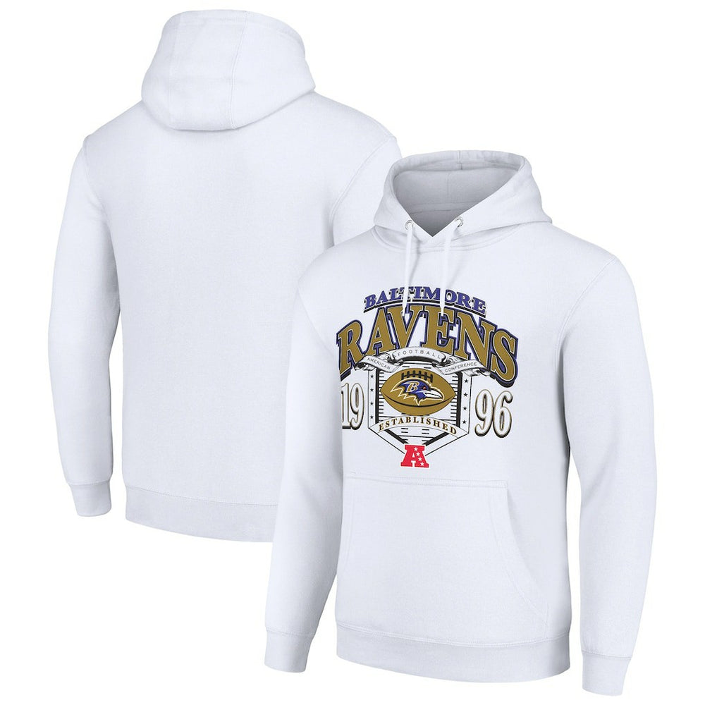 Baltimore Ravens  Starter 80s Retro Pullover Hoodie