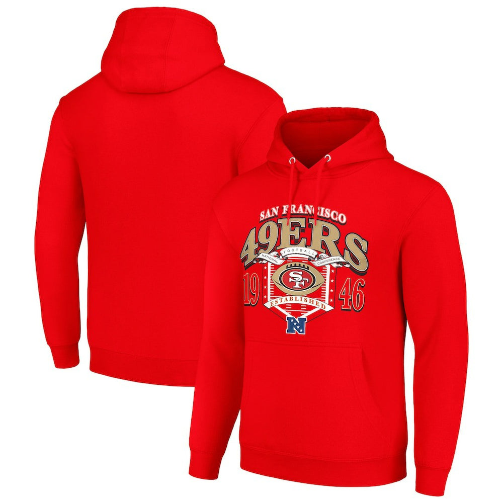 San Francisco 49ers  Starter 80s Retro Pullover Hoodie