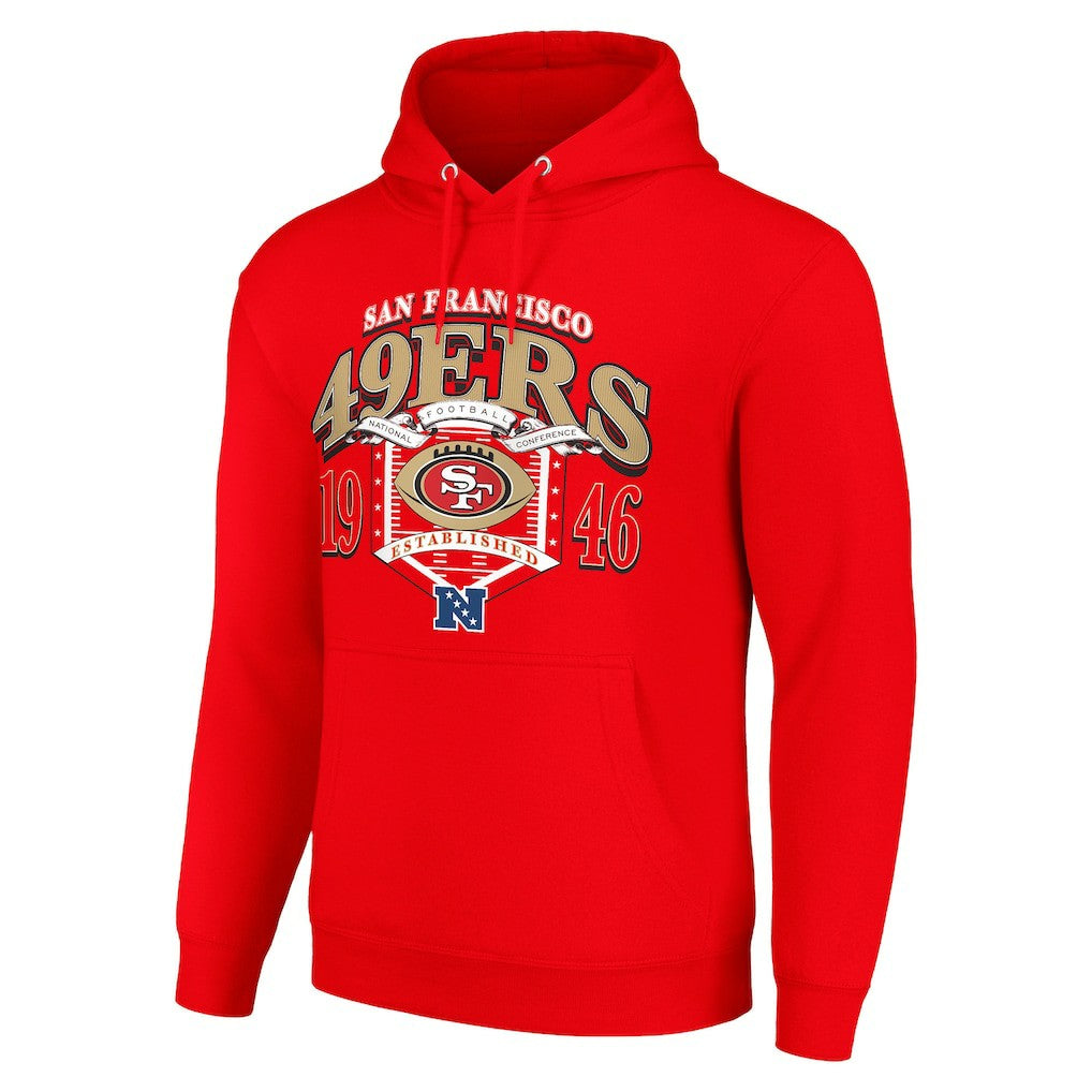 San Francisco 49ers  Starter 80s Retro Pullover Hoodie