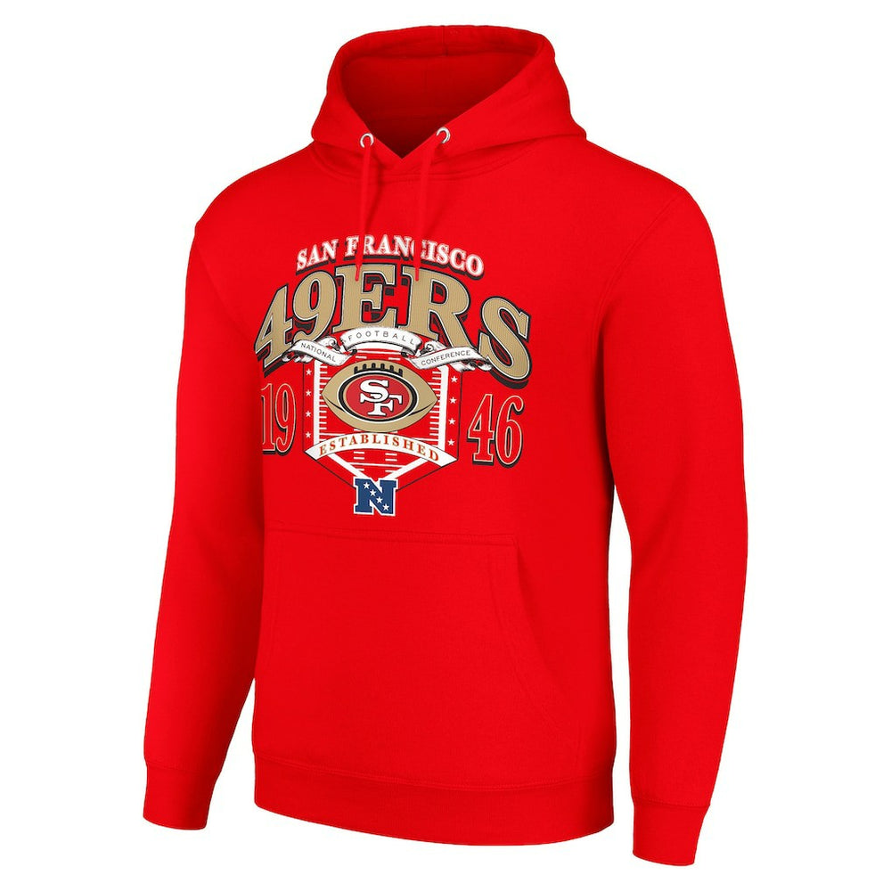 San Francisco 49ers  Starter 80s Retro Pullover Hoodie