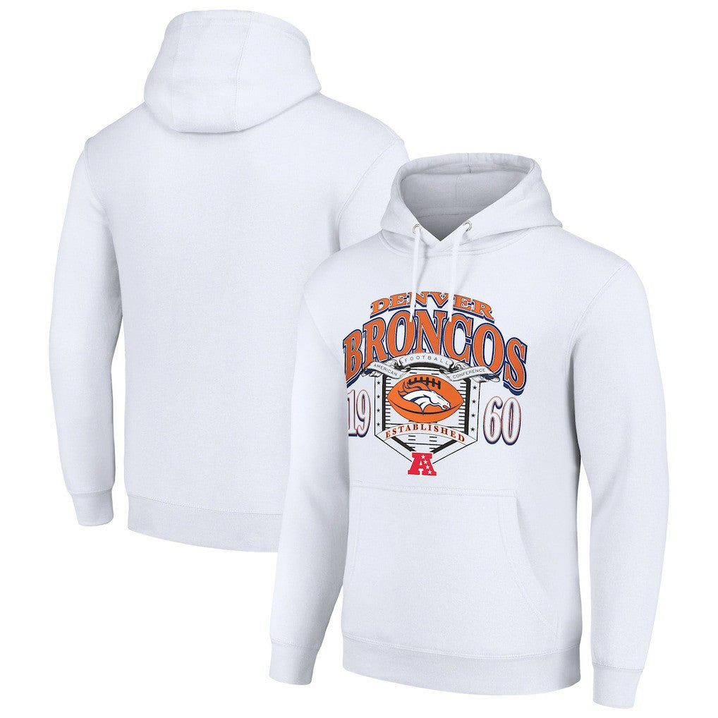 Denver Broncos  Starter 80s Retro Pullover Hoodie